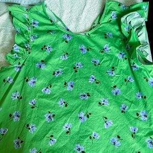 Kate Spade “Tea Garden Poplin” blouse